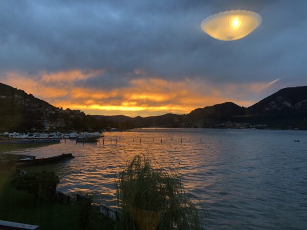 Sonnenuntergang am Lago Maggiore