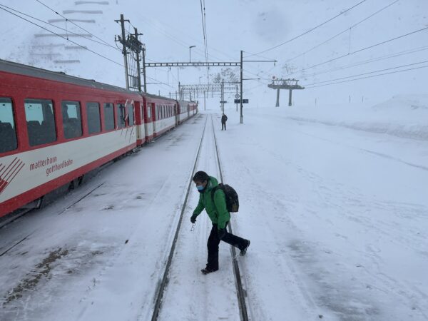 "Rätische Bahn Gleisläufer Oberalbpass - Modellbahn